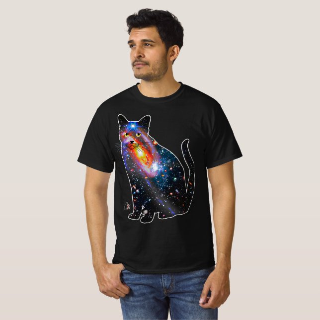 Camiseta Espacio de Rayos X en Gato (Anverso completo)
