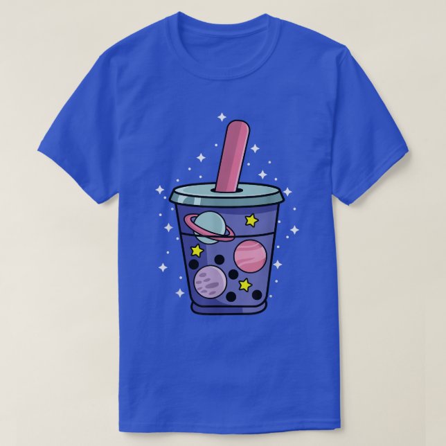 Camiseta Espacio de té burbuja Boba Tea Lover (Diseño del anverso)