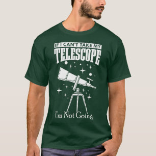 Camiseta Espacio de telescopio de regalo de astronomía par