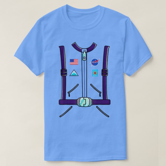 Camiseta Espacio de vestuario astronauta adecuado para homb (Diseño del anverso)