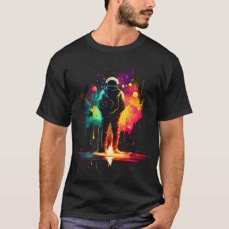 Camiseta Espacio de visualización de astronautas