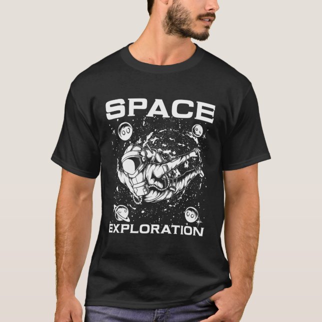 Camiseta Espacio del sistema solar de la nebulosa de explor (Anverso)