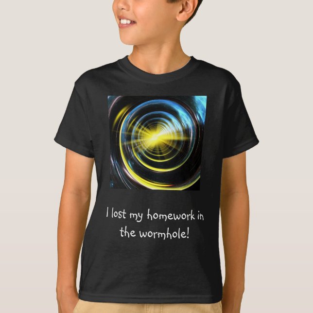 Camiseta Espacio del wormhole (Anverso)