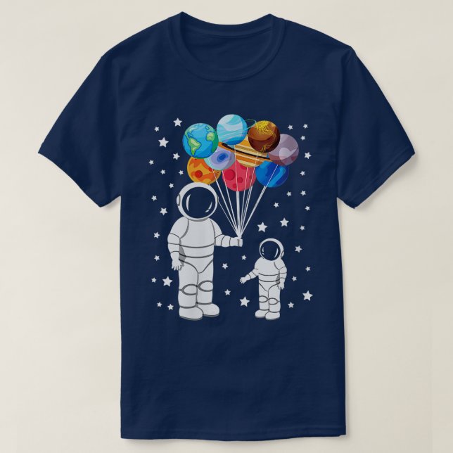 Camiseta Espacio divertido de astronauta astronauta mujer e (Diseño del anverso)