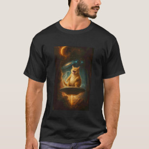 Camiseta Espacio Divertido, Gato OVNI Alien, Abducción Astr
