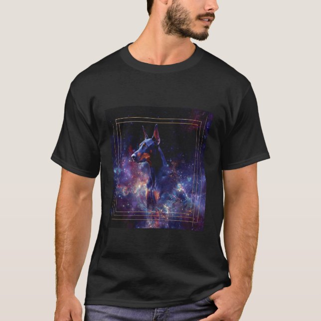 Camiseta Espacio Dobermann (Anverso)