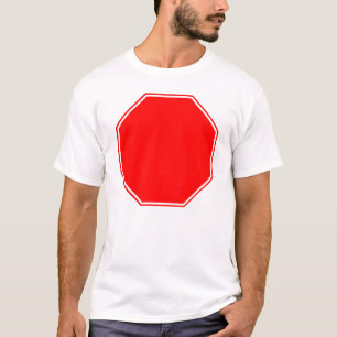 Camiseta Espacio en blanco/Rótulo adaptable de la parada e