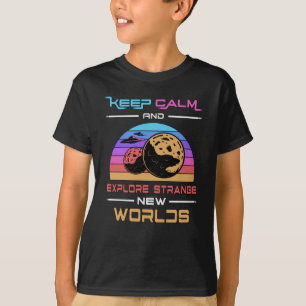 Camiseta Espacio en el Día de la Ciencia Ficción Mantener e