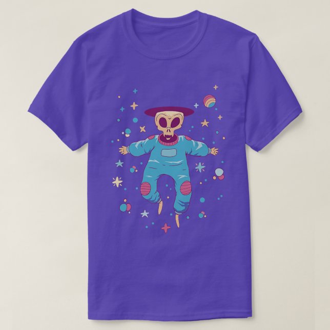 Camiseta Espacio escrúpulo cósmico de astronauta  (Diseño del anverso)