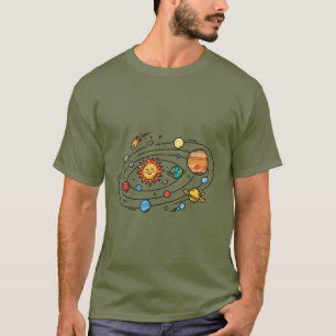 Camiseta Espacio Estético Galaxia Cósmica Estrella