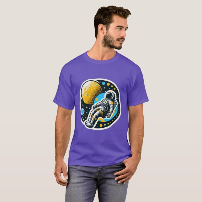 CAMISETA ESPACIO EXTERIOR 2 (Anverso completo)