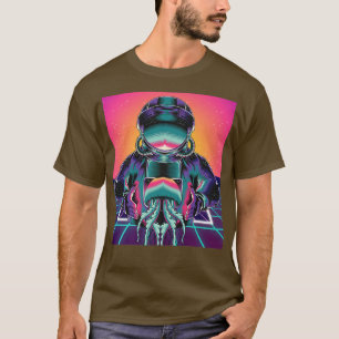 Camiseta Espacio exterior de la medusa de vaporwave Art de 