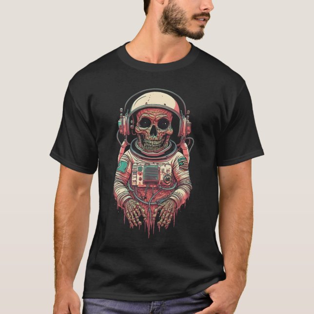 Camiseta Espacio exterior zombi astronauta (Anverso)