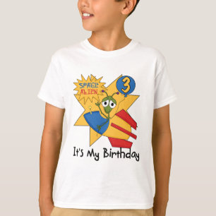 Camiseta Espacio Extranjero 3er camisas de cumpleaños y reg