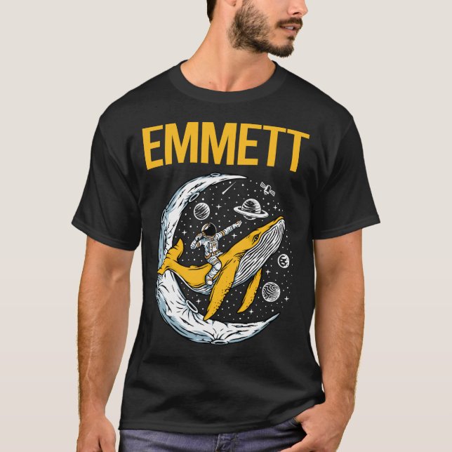 Camiseta Espacio feliz - Nombre de mensaje (Anverso)
