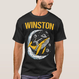 Camiseta Espacio feliz - Nombre de Winston