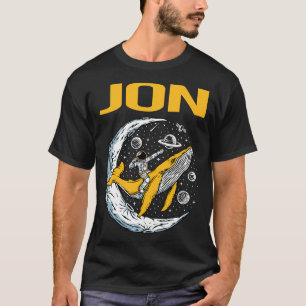 Camiseta Espacio feliz - Nombre jon
