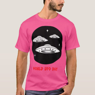 Camiseta Espacio Final L I Love Space L World Ufo Day L X F