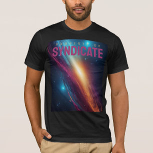 Camiseta Espacio Galáctico Cósmico Abstracto Vibrante