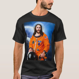Camiseta Espacio Jesús Astronauta Ateo Ateísta Ciencia