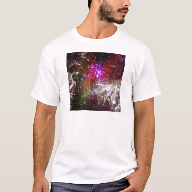 Camiseta Espacio - Nebulosa Pacman (Anverso)