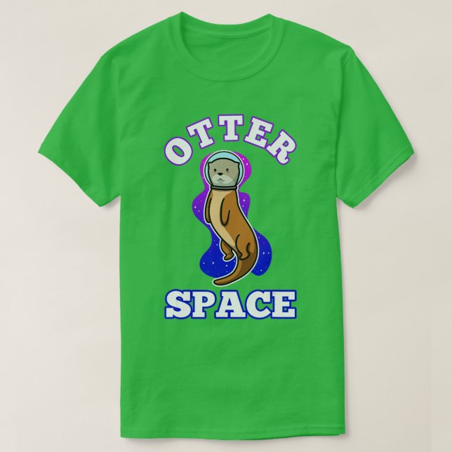 Camiseta Espacio otter (Diseño del anverso)