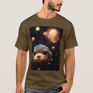 Camiseta Espacio Otter Funny Otter Cosmic Pajamas Otter Ott