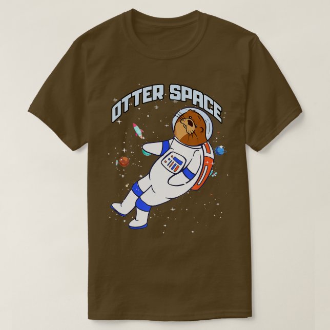 Camiseta Espacio Otter Para Los Ventiladores Otter - 6 (Diseño del anverso)