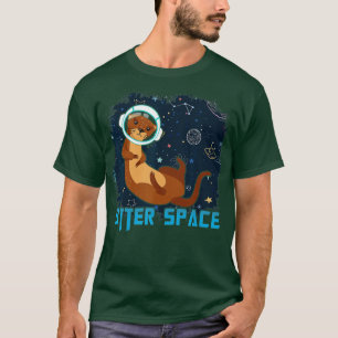 Camiseta Espacio Otter para una astronomía y el amante de l