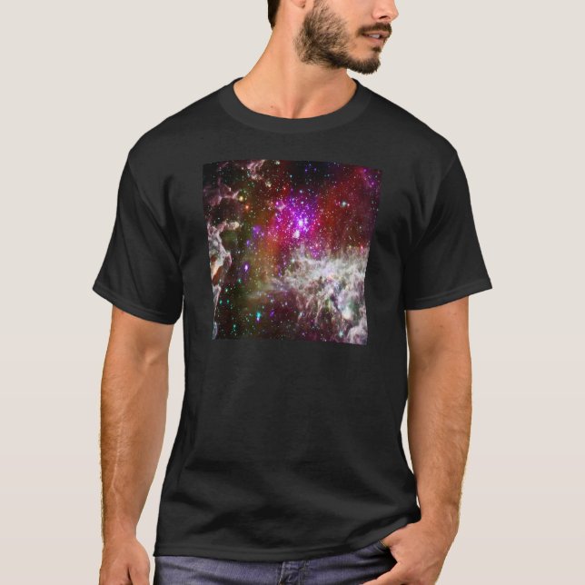 Camiseta Espacio - Pacman Nebula (Anverso)