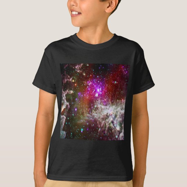 Camiseta Espacio - Pacman Nebula (Anverso)