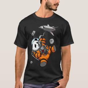 Camiseta Espacio Panda Oso Astronauta Galaxia Animal Cósmi