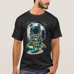 Camiseta Espacio para el astronauta de la meditación