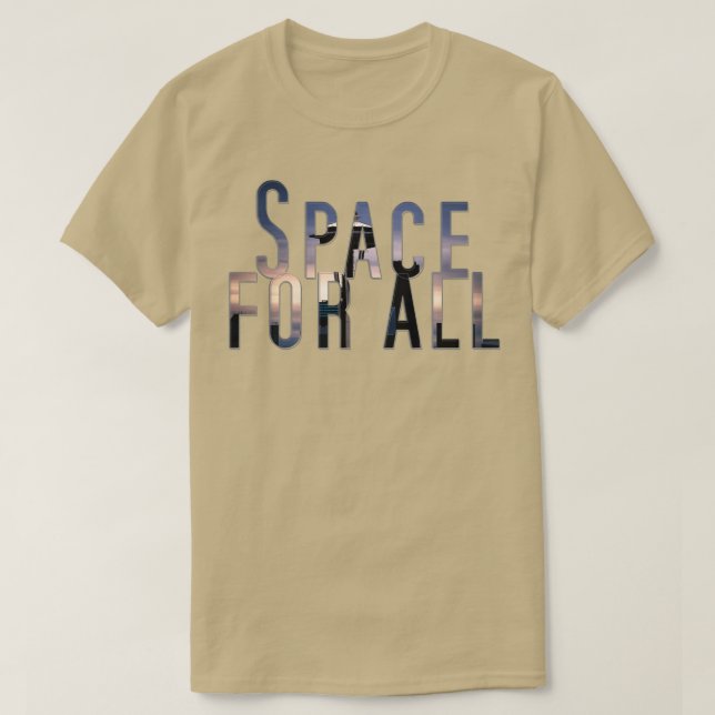 Camiseta Espacio para todos (Diseño del anverso)