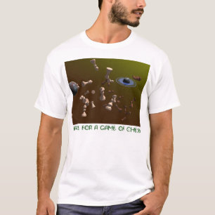 Camiseta Espacio para un juego del ajedrez
