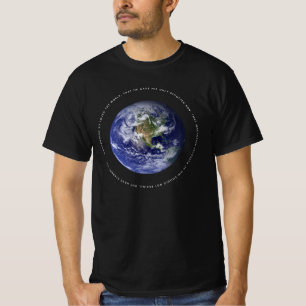 Camiseta Espacio Planeta Tierra - Cristiano Juan 3:16 Relig
