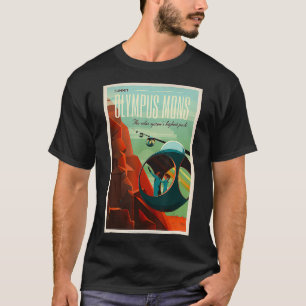 Camiseta Espacio retro de exploración astronauta de la colo