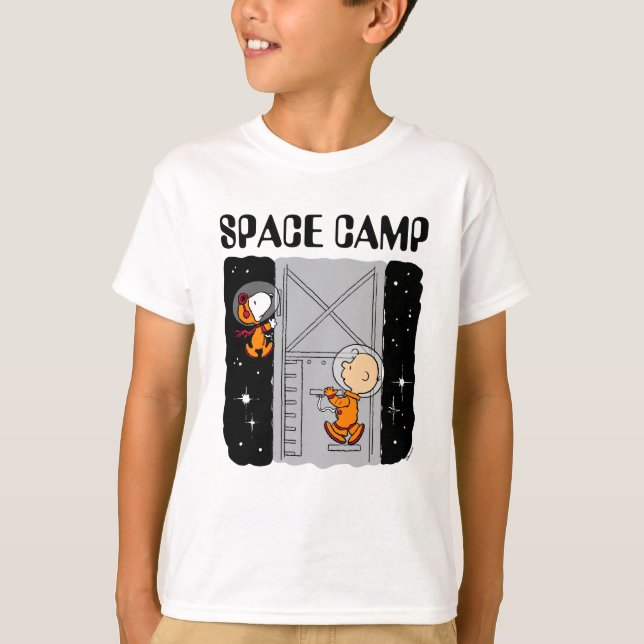 Camiseta ESPACIO | Snoopy y Charlie Brown (Anverso)
