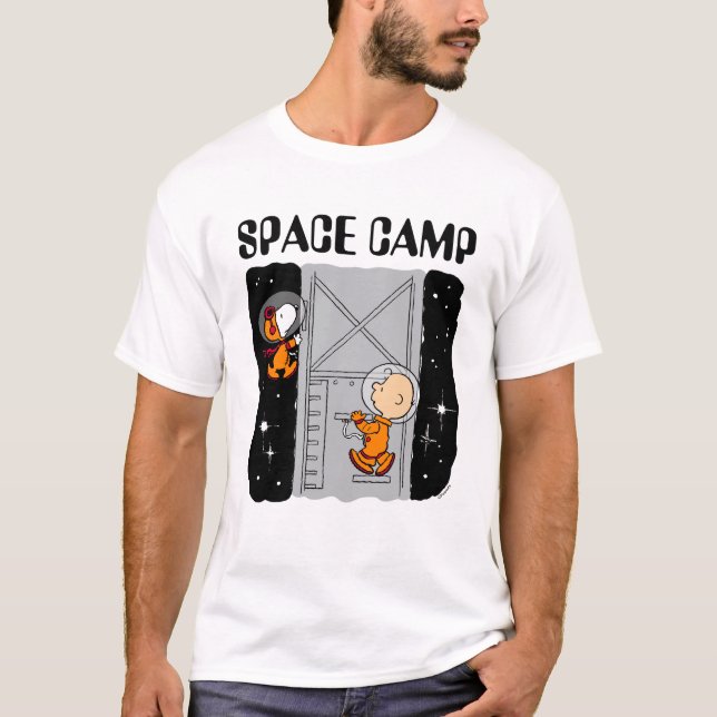 Camiseta ESPACIO | Snoopy y Charlie Brown (Anverso)