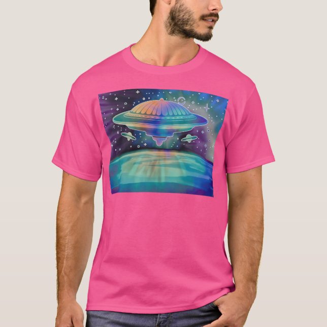 Camiseta Espacio Trippy Ufo (Anverso)