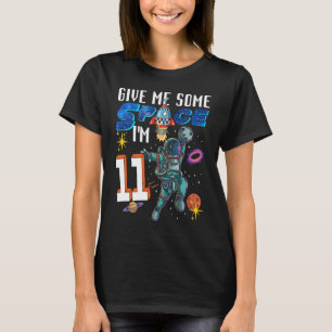 Camiseta Espacio Ultraterrestre 11 años de edad 11.º Día de