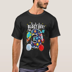 Camiseta Espacio Ultraterrestre 321 Blast Off Age 3 3rd Bir