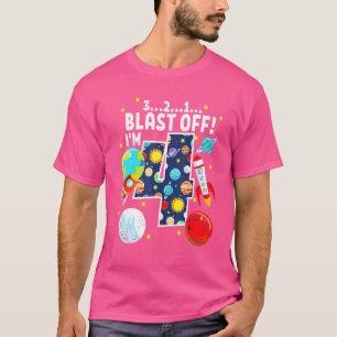 Camiseta Espacio Ultraterrestre 321 Blast Off Age 4 Cuarto