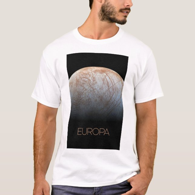 Camiseta Espacio ultraterrestre, Cosmos, Sistema Solar, Lun (Anverso)