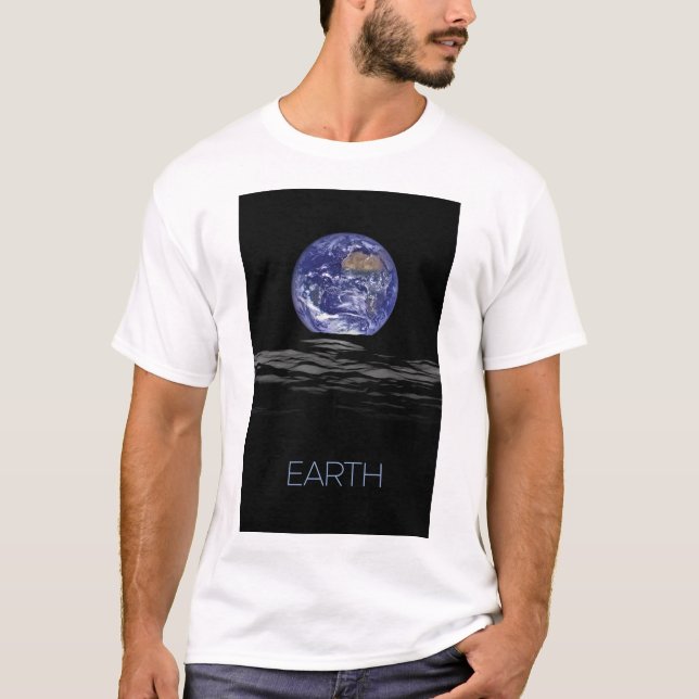 Camiseta Espacio ultraterrestre, Cosmos, Sistema Solar, Pla (Anverso)