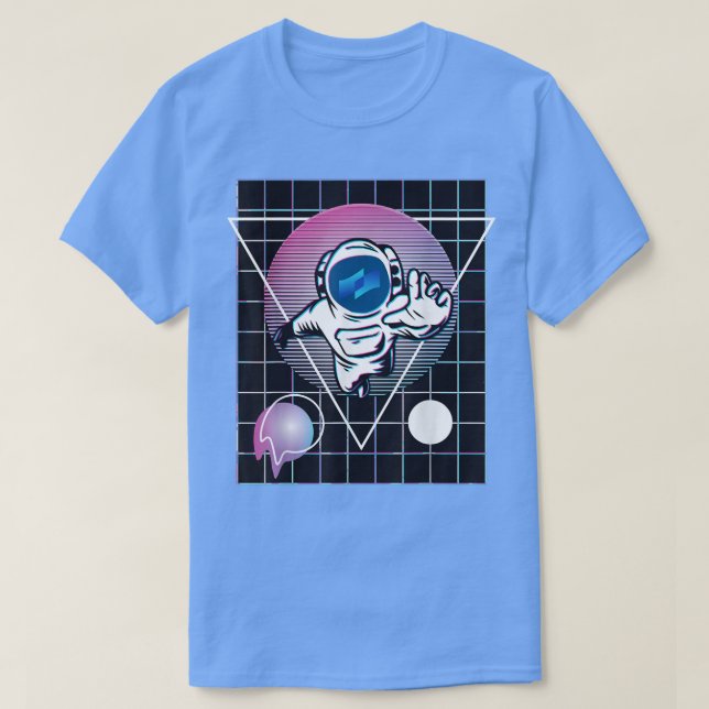 Camiseta Espacio ultraterrestre de Astronauta de Cripto Cot (Diseño del anverso)