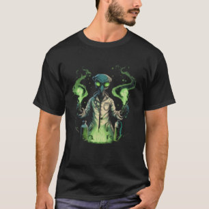 Camiseta Espacio Ultraterrestre Extraterrestre Científico A