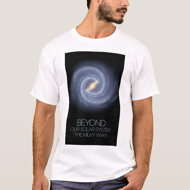 Camiseta Espacio Ultraterrestre, Galaxia, Vía Láctea, Cosmo (Anverso)