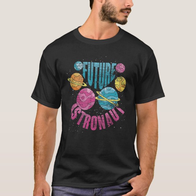 Camiseta Espacio Ultraterrestre Planetas Universos Ciencia  (Anverso)