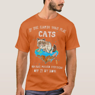 Camiseta Espacio Universo SciFi S Funny Kitten Cat Flat Ear